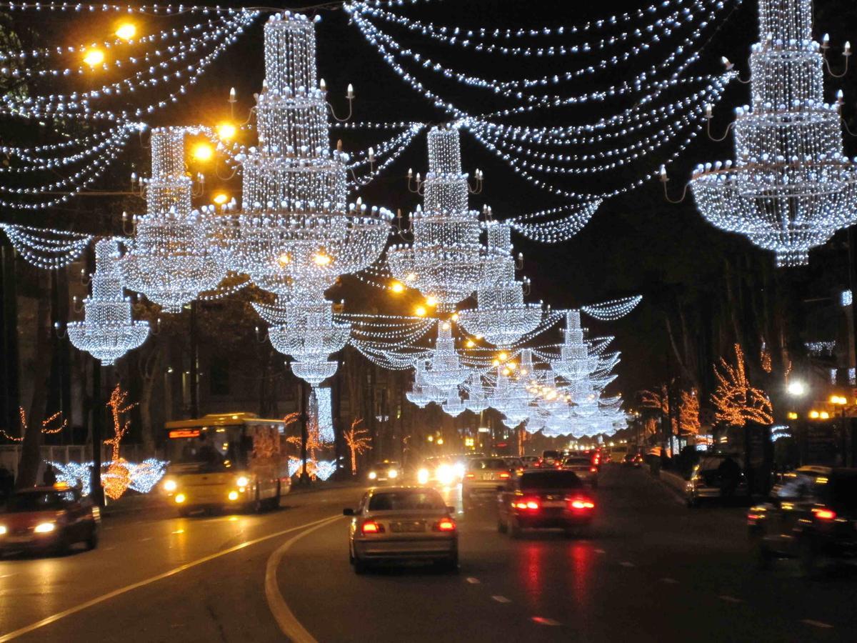 White Tiger In Center Of Tbilisi 아파트 외부 사진